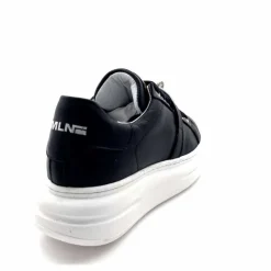 Sport Chic|Baskets<Méliné Baskets Plateforme Bi 195 Var A336 Cuir Marine