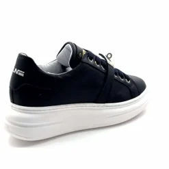 Sport Chic|Baskets<Méliné Baskets Plateforme Bi 195 Var A336 Cuir Marine