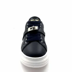 Sport Chic|Baskets<Méliné Baskets Plateforme Bi 195 Var A336 Cuir Marine