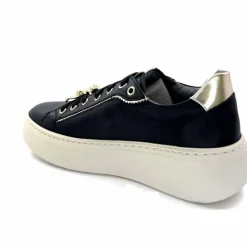 Sport Chic|Bijoux<Nero Giardini Baskets Plateforme 1411621 D100 Cuir Noir