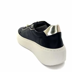 Sport Chic|Bijoux<Nero Giardini Baskets Plateforme 1411621 D100 Cuir Noir