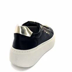 Sport Chic|Bijoux<Nero Giardini Baskets Plateforme 1411621 D100 Cuir Noir