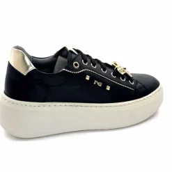 Sport Chic|Bijoux<Nero Giardini Baskets Plateforme 1411621 D100 Cuir Noir