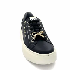 Sport Chic|Bijoux<Nero Giardini Baskets Plateforme 1411621 D100 Cuir Noir
