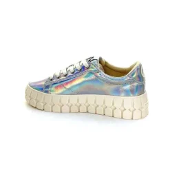 Teenager|Fantaisie<No Name Baskets Plateforme Play Sneaker W Cuir Irisé Argent