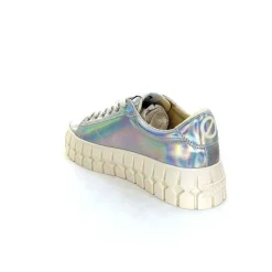 Teenager|Fantaisie<No Name Baskets Plateforme Play Sneaker W Cuir Irisé Argent