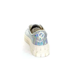 Teenager|Fantaisie<No Name Baskets Plateforme Play Sneaker W Cuir Irisé Argent