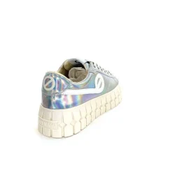 Teenager|Fantaisie<No Name Baskets Plateforme Play Sneaker W Cuir Irisé Argent