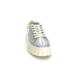Teenager|Fantaisie<No Name Baskets Plateforme Play Sneaker W Cuir Irisé Argent