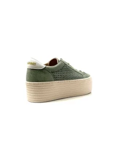 Sport|Décontracté<No Name Baskets Plateforme Spice Sneaker Cuir D'Eau Vert