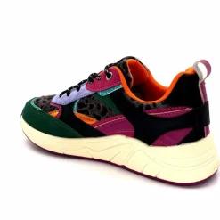 Sport Chic|Baskets<poelman Baskets Posh 193332 Textile Golf Green Multicolore Vert