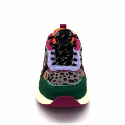 Sport Chic|Baskets<poelman Baskets Posh 193332 Textile Golf Green Multicolore Vert