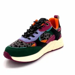 Sport Chic|Baskets<poelman Baskets Posh 193332 Textile Golf Green Multicolore Vert