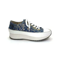 Sport Chic|Baskets<Muratti Baskets Rosemetal H0842 Frasseto Textile Blanc Bleu