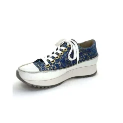 Sport Chic|Baskets<Muratti Baskets Rosemetal H0842 Frasseto Textile Blanc Bleu