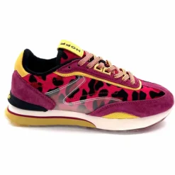 Sport Chic|Animalier<hoff Baskets Running Pink Kady 22403008 Daim &amp; Textile Fushia Rose