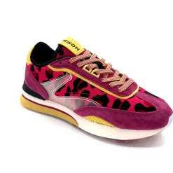 Sport Chic|Animalier<hoff Baskets Running Pink Kady 22403008 Daim &amp; Textile Fushia Rose