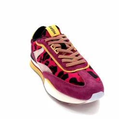 Sport Chic|Animalier<hoff Baskets Running Pink Kady 22403008 Daim &amp; Textile Fushia Rose