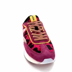 Sport Chic|Animalier<hoff Baskets Running Pink Kady 22403008 Daim &amp; Textile Fushia Rose