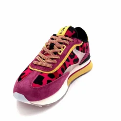 Sport Chic|Animalier<hoff Baskets Running Pink Kady 22403008 Daim &amp; Textile Fushia Rose