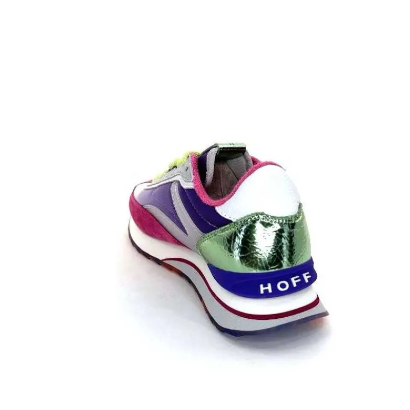 Sport|Baskets<hoff Baskets Running Star Daim Fushia Textile Violet Métal Vert Blanc