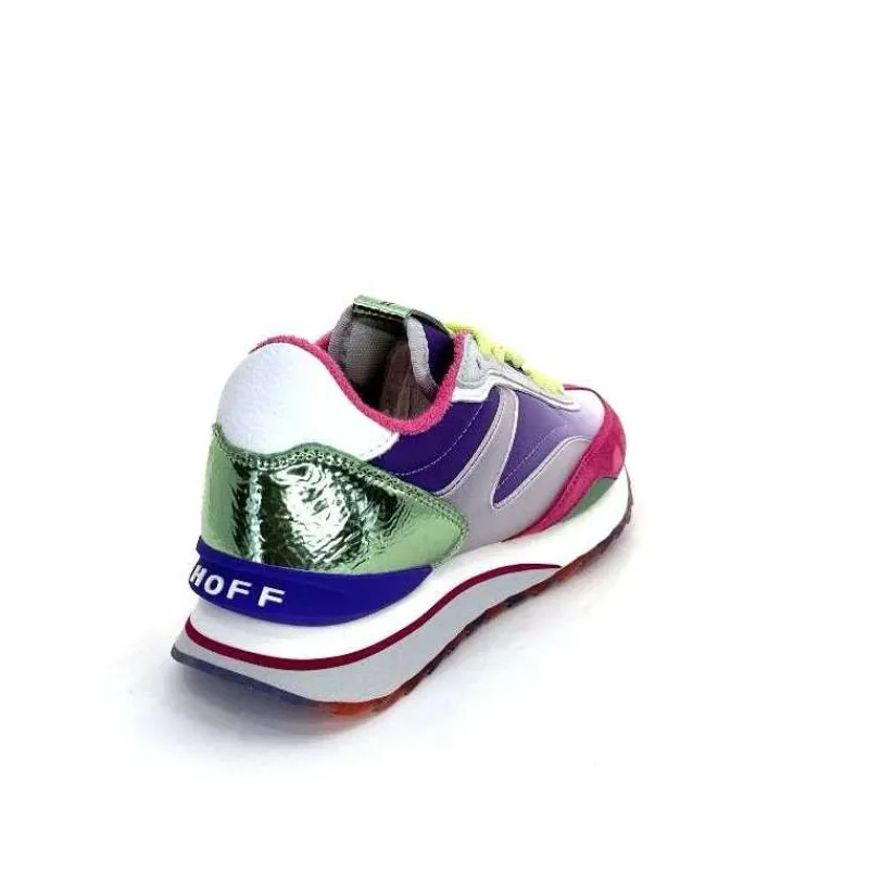 Sport|Baskets<hoff Baskets Running Star Daim Fushia Textile Violet Métal Vert Blanc