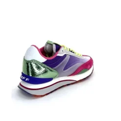 Sport|Baskets<hoff Baskets Running Star Daim Fushia Textile Violet Métal Vert Blanc