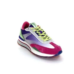 Sport|Baskets<hoff Baskets Running Star Daim Fushia Textile Violet Métal Vert Blanc