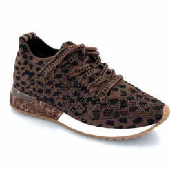 Sport Chic|Sport<Ivoire0317a Baskets Running Ivoire 1832649 4591 Textile Leo Marron
