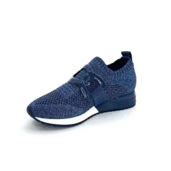 Sport Chic|Décontracté<Ivoire0317a Baskets Running Ivoire 2303626 Textile Denim Bleu