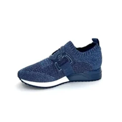 Sport Chic|Décontracté<Ivoire0317a Baskets Running Ivoire 2303626 Textile Denim Bleu