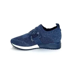 Sport Chic|Décontracté<Ivoire0317a Baskets Running Ivoire 2303626 Textile Denim Bleu