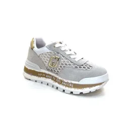 Teenager|Sport<Liu.Jo Baskets Running Ba4001 Daim Gris Blanc