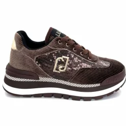 Sport Chic|Compensées & Plateformes<Liu.Jo Baskets Running Bf4053 Velours Marron