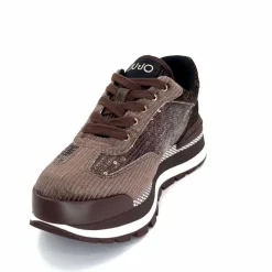 Sport Chic|Compensées & Plateformes<Liu.Jo Baskets Running Bf4053 Velours Marron