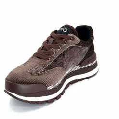 Sport Chic|Compensées & Plateformes<Liu.Jo Baskets Running Bf4053 Velours Marron