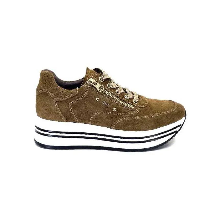 Sport|Féminin<Nero Giardini Baskets Running 1308382 D 339 Daim Marron