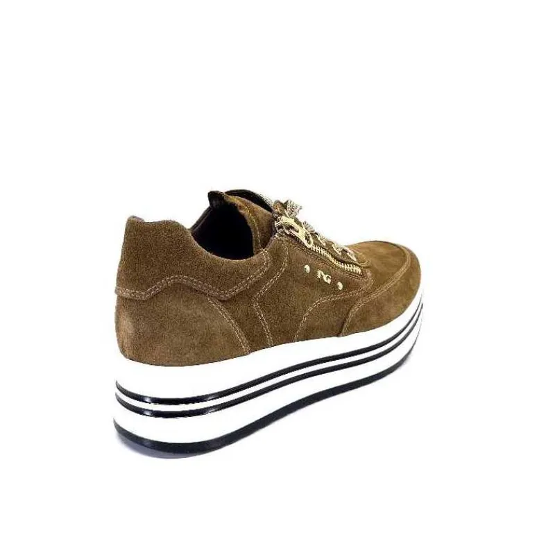 Sport|Féminin<Nero Giardini Baskets Running 1308382 D 339 Daim Marron