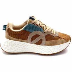 Sport|Décontracté<No Name Baskets Running Carter Runner W Velour Beige Bleu Marron
