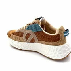 Sport|Décontracté<No Name Baskets Running Carter Runner W Velour Beige Bleu Marron