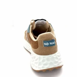 Sport|Décontracté<No Name Baskets Running Carter Runner W Velour Beige Bleu Marron