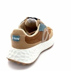 Sport|Décontracté<No Name Baskets Running Carter Runner W Velour Beige Bleu Marron