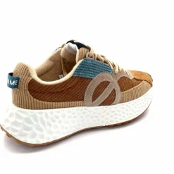 Sport|Décontracté<No Name Baskets Running Carter Runner W Velour Beige Bleu Marron