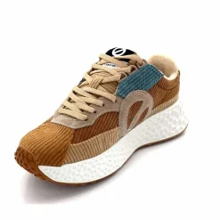 Sport|Décontracté<No Name Baskets Running Carter Runner W Velour Beige Bleu Marron
