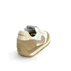 Sport Chic|Baskets<No Name Baskets Running City Run Jogger W Daim Textile Blanc Beige