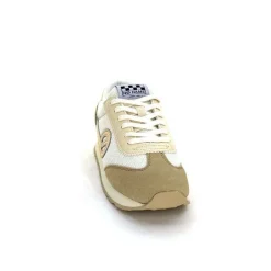 Sport Chic|Baskets<No Name Baskets Running City Run Jogger W Daim Textile Blanc Beige