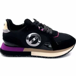 Sport|Décontracté<No Name Baskets Running Mia Jogger W Cuir Noir Fushia FushiaNoir
