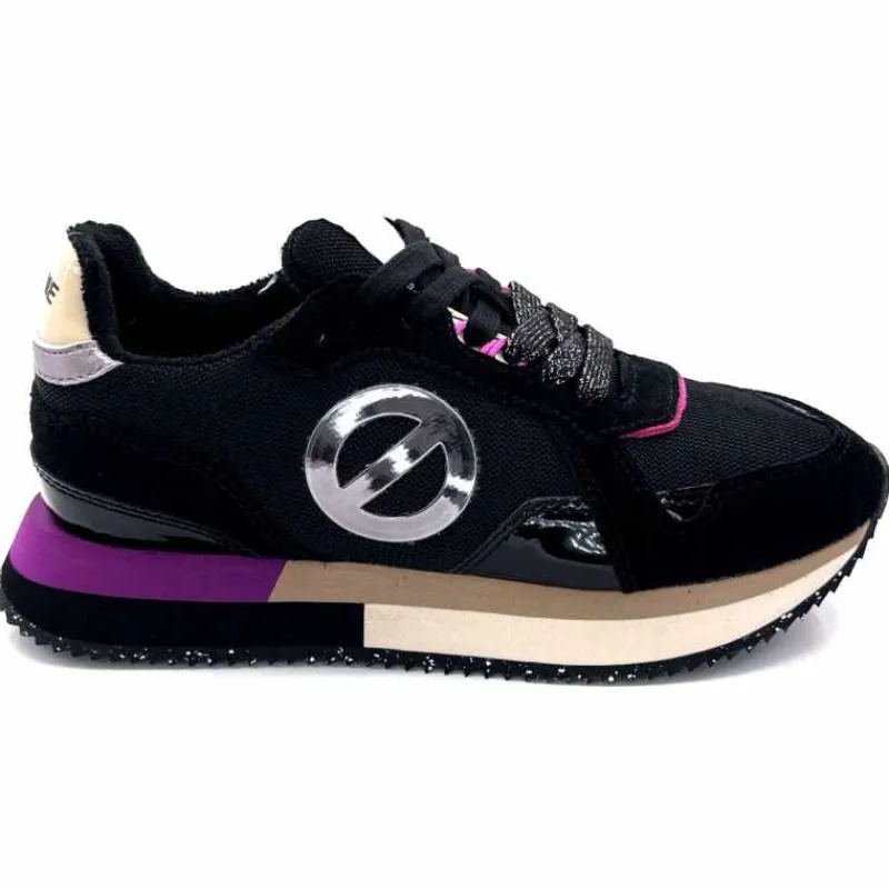 Sport|Décontracté<No Name Baskets Running Mia Jogger W Cuir Noir Fushia FushiaNoir