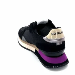 Sport|Décontracté<No Name Baskets Running Mia Jogger W Cuir Noir Fushia FushiaNoir
