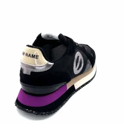 Sport|Décontracté<No Name Baskets Running Mia Jogger W Cuir Noir Fushia FushiaNoir